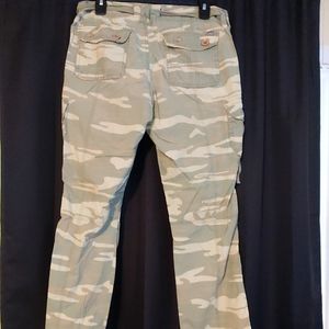Cruel Girl camo and lace cargo pants